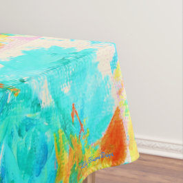 Blumentablette Tischdecke