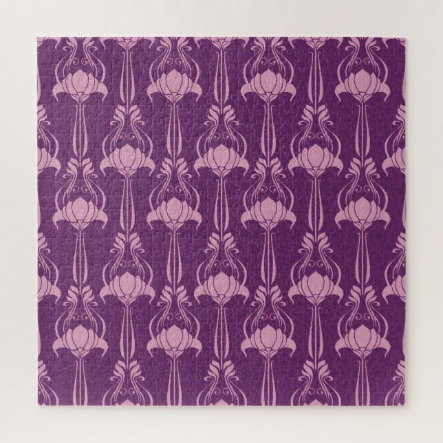 Blumentapete Rosa Violettdesign (Vertikal)