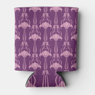 Blumentapete Rosa Violettdesign Dosenkühler