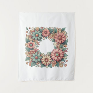 Blumentapeten Wandteppich