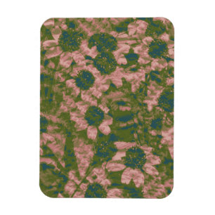 Blumentarnungsmuster Magnet