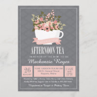 Blumentee Nachmittagstee Tea Baby oder Brautparty