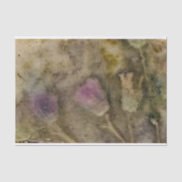 Blumenteppichpapier Lila Öko Seidenpapier