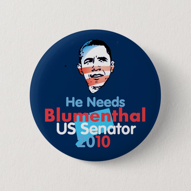 BLUMENTHAL Senats-Knopf Button (Vorderseite)
