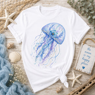 Blumenthemen-Töpferei Kunst Qualle T-Shirt