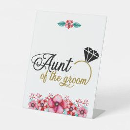 Blumentopf Sockelschild