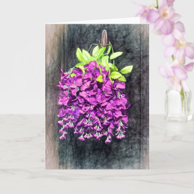 Blumentor Karte (Orchidee)