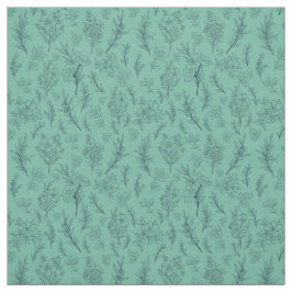 Blumentransparenter grüner Hintergrund Stoff