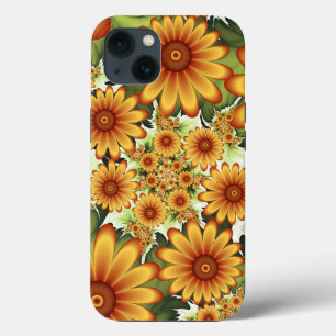 Blumentraum, Moderne Abstrakte Blume Fraktal Kunst Case-Mate iPhone Hülle