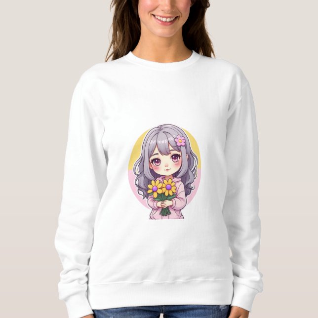 Blumenträume: Niedliche Blumen Girl T - Shirt & Ho (Vorderseite)