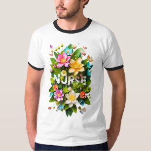 Blumentribut an Krankenschwestern T-Shirt