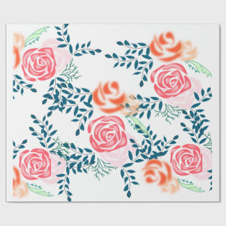 Blumenübersicht: Ein Geschenk für die Reise Geschenkpapier