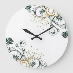 Blumenuhr Große Wanduhr