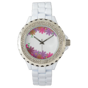 Blumenuhr personalisiert armbanduhr