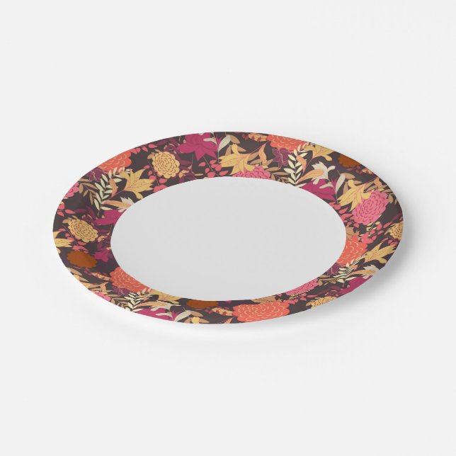 Blumenuntergrund 2 pappteller (Schrägansicht)