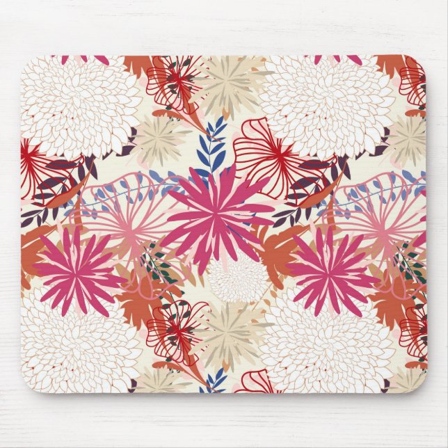 Blumenuntergrund 3 mousepad (Vorne)