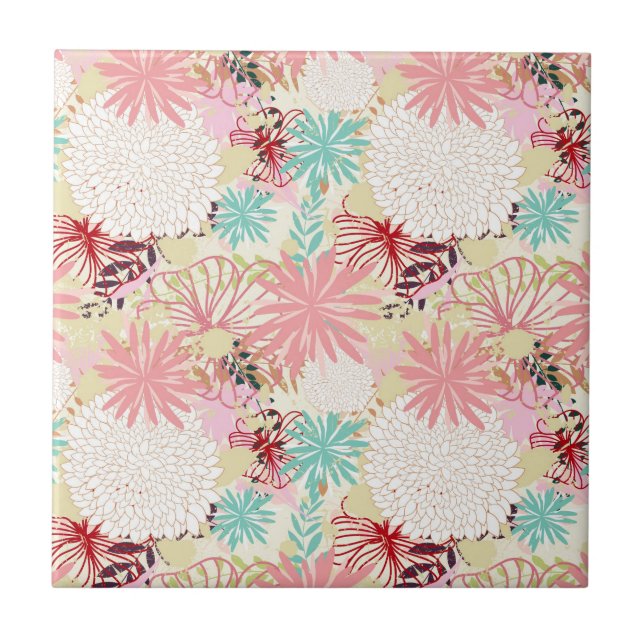 Blumenuntergrund 4 fliese (Vorderseite)