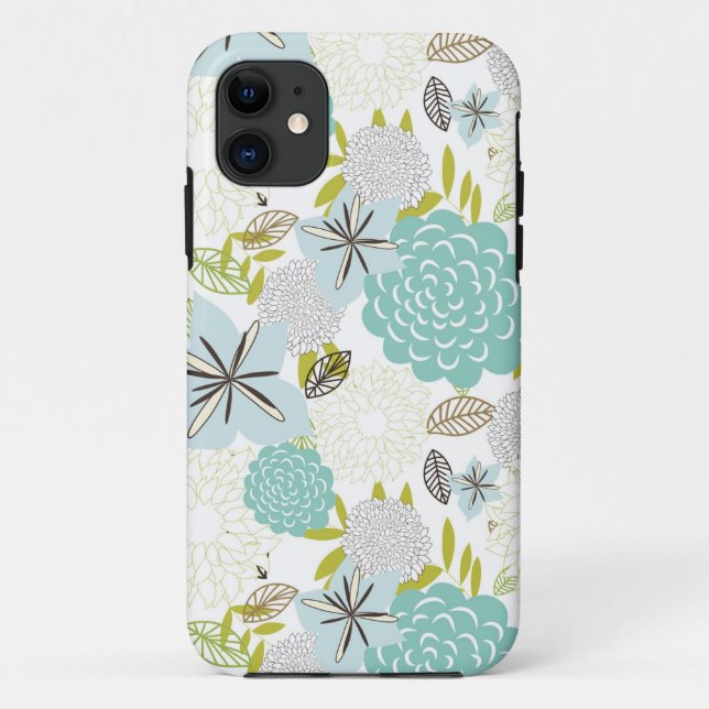 Blumenuntergrund 5 Case-Mate iPhone hülle (Rückseite)