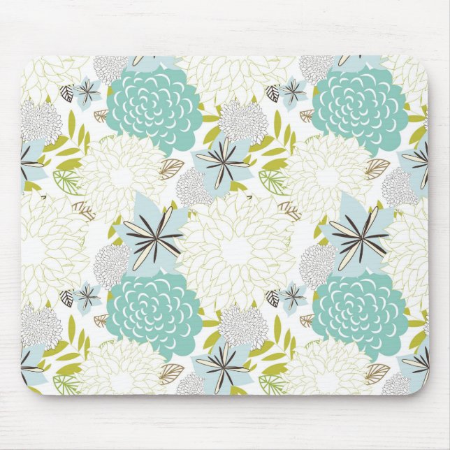 Blumenuntergrund Mousepad (Vorne)