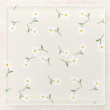 Blumenuntersetzer Cream Daisy | Elegante Botanik