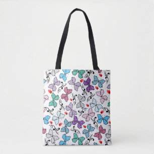 BlumenValentinsgruß-Muster Tasche