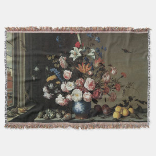 Blumenvase am Fenster, Balthasar van der Ast Decke