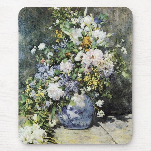 Blumenvase Mousepad (Vorne)