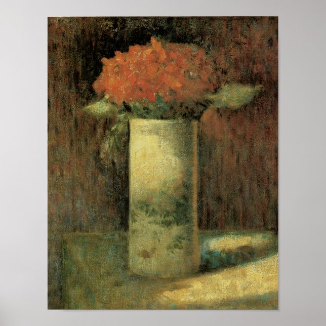 Blumenvase Poster (Vorne)