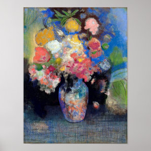 Blumenvase, Redon Poster