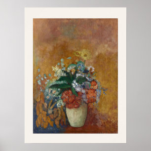 Blumenvase von Odilon Redon - Florale Kunst Poster