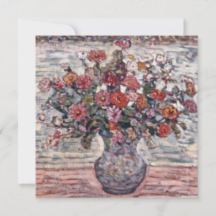 Blumenvase, Zinnias von Maurice Prendergast