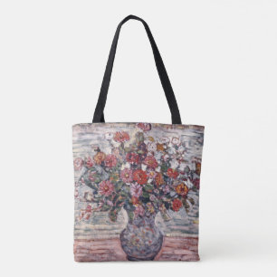 Blumenvase, Zinnias von Maurice Prendergast Tasche
