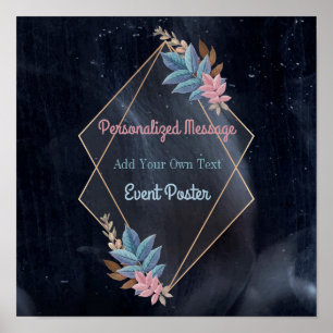 Blumenveranstaltung Poster