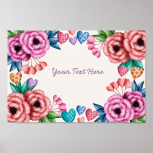 Blumenveranstaltung Poster