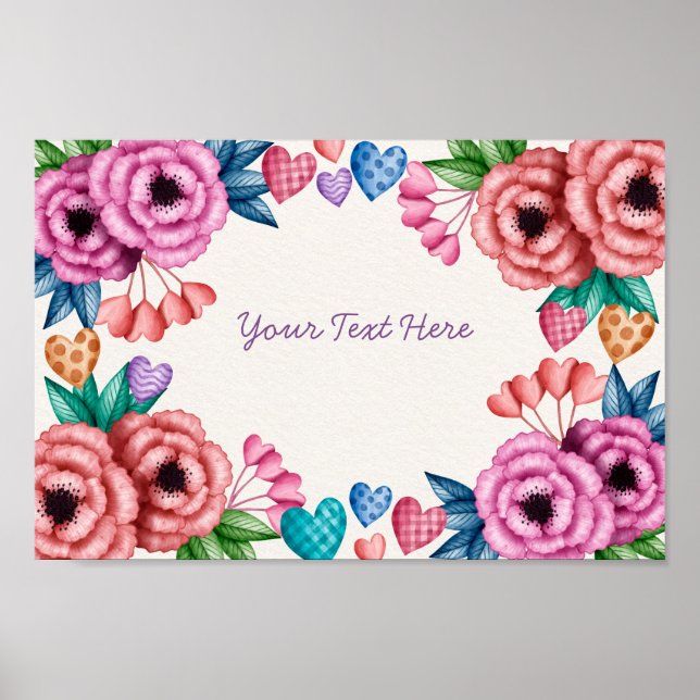 Blumenveranstaltung Poster (Vorne)