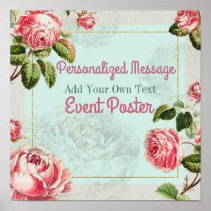 Blumenveranstaltung Poster