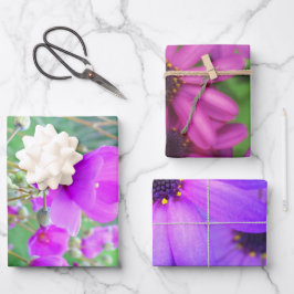 Blumenverpackungspapier Geschenkpapier Set
