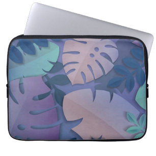 Blumenvintage-Naturmalerei Bunt Laptopschutzhülle