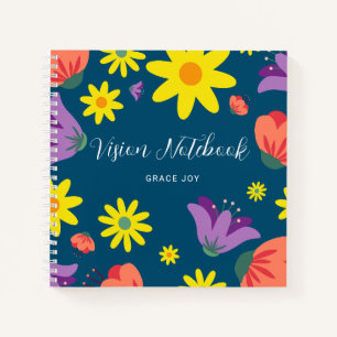Blumenvision Notizbuch