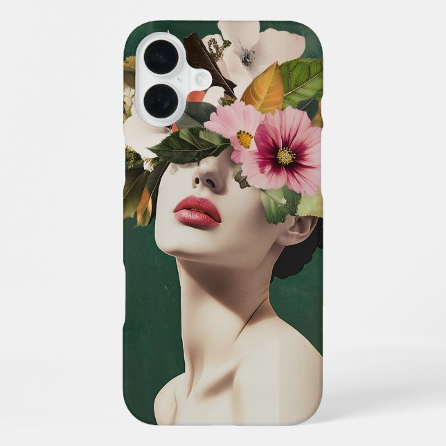 Blumenvisionen iPhone 16 Plus Hülle (Rückseite)