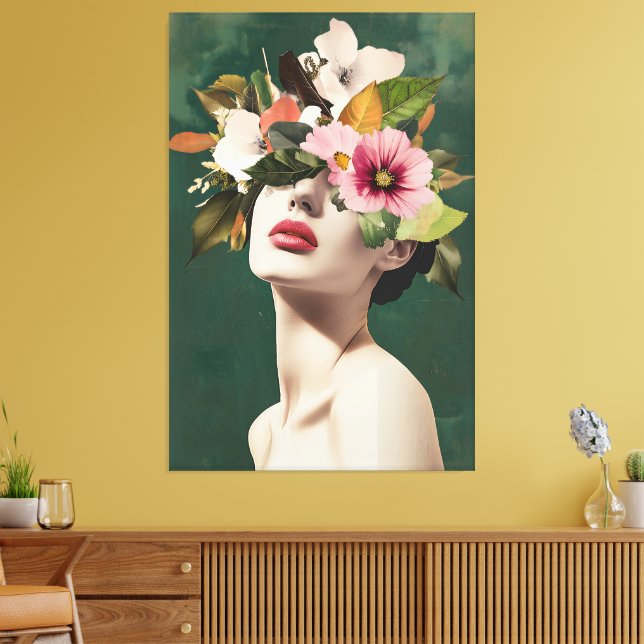 Blumenvisionen Leinwanddruck (Insitu (Wohnzimmer))