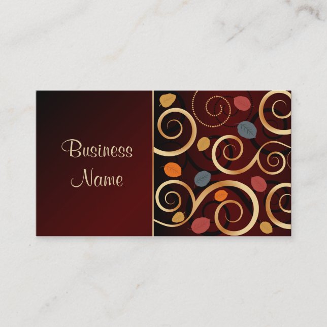 BlumenVisitenkarte Visitenkarte (Vorderseite)