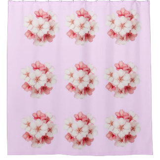 Blumenvorhang für die Dusche Duschvorhang