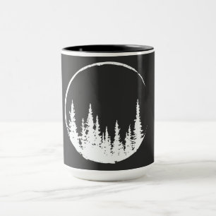 Blumenwaldkreislauf-Baum Liebeswald Baum Tasse
