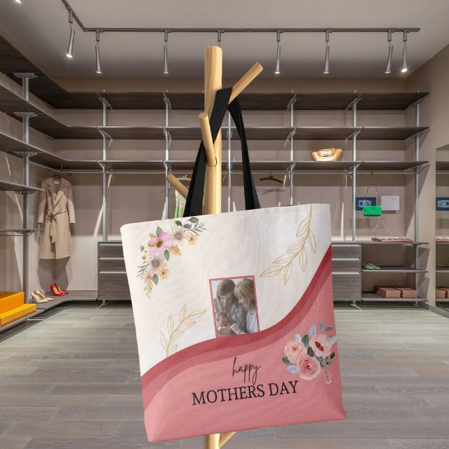 Blumenwasser Muttertag Niedliches Gedicht & Foto Tasche (Von Creator hochgeladen)