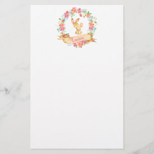 Blumenwatercolor-Mama-und Briefpapier