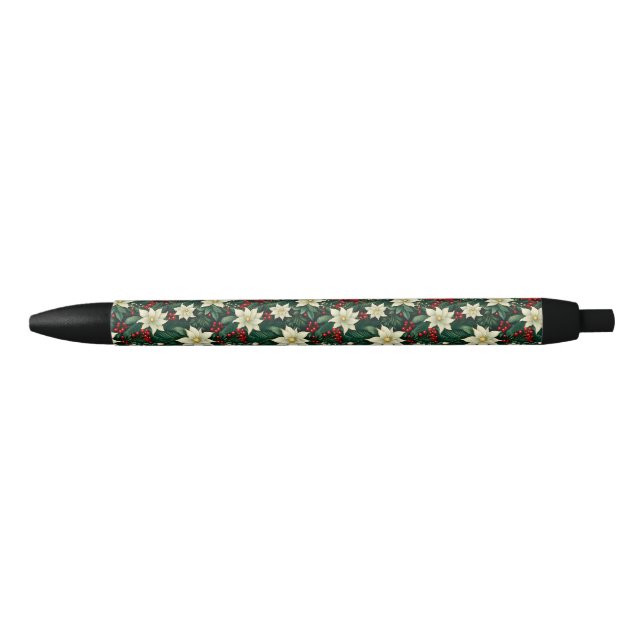 Blumenweihnachtsmuster Kugelschreiber (Vorderseite)