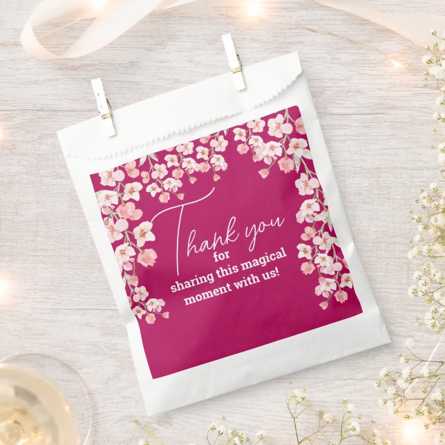 Blumenwein Geschenktütchen (Ausgeschnitten)