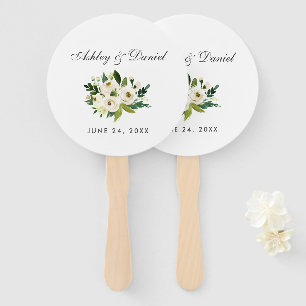 Blumenweiße Hochzeit Fächer