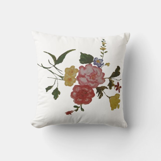 Blumenwerk Japanische Blume Kissen (Vorderseite)